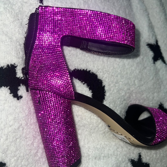 Gianni Bini Ronilynn Bling Jewel Embellished Dress Sandals - Picture 4 of 5